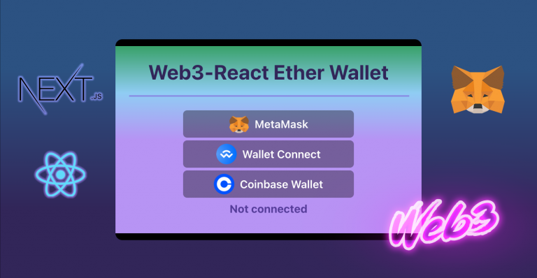 NextJS + React Ether Wallet